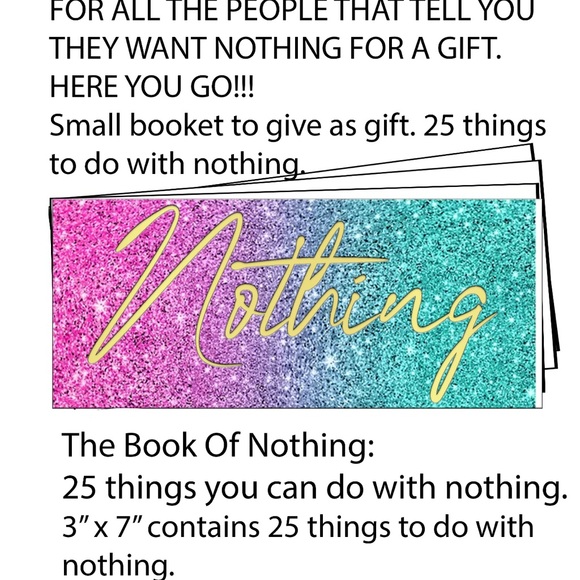 Gag gift. The book of nothing. - Picture 1 of 4